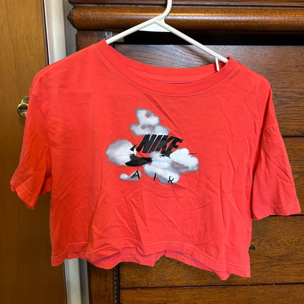Nike Orange Crop Top